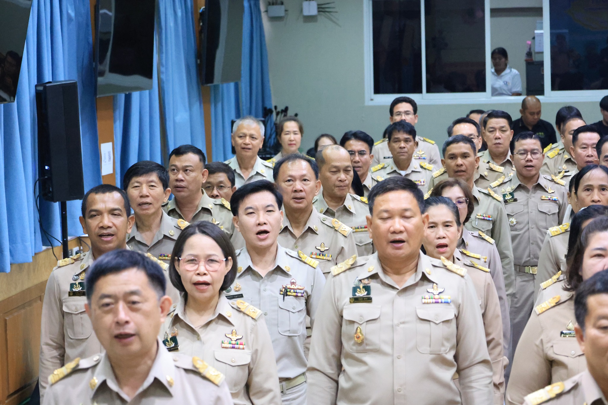 title - เลขาธิการ ส.ป.ก. นำทีมผู้บริหาร และเจ้าหน้าที่ ส.ป.ก. ประกาศเจตนารมณ์ตามนโยบาย No Gift Policy